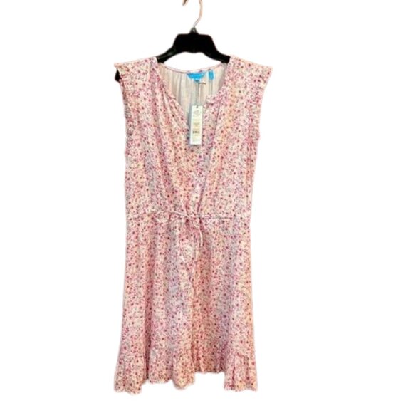 NWT Draper James Womens Size Medium Micro Floral Gauze Sun Mini Dress NEW - Picture 2 of 4